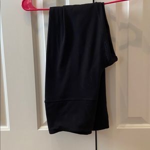 Leggings with decorative bottoms